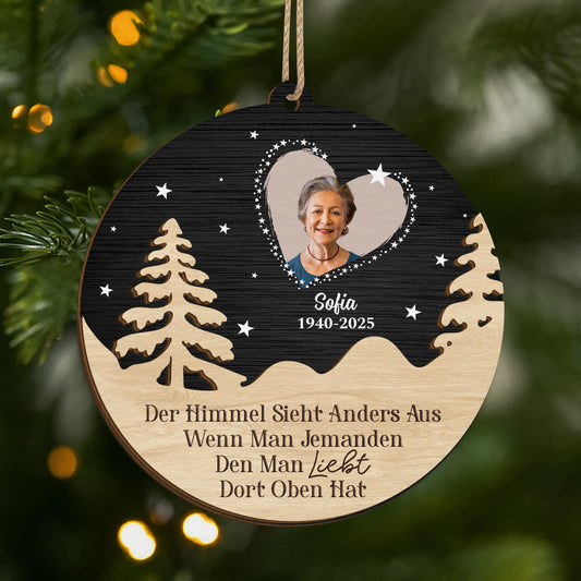 5463OGE1 nachdenken spruche vermisse_ personalisierte 2 schicht holz ornamente mit foto 5463OTQCA