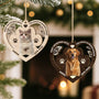 5466OGE2 einst an meiner seite fur immer in meinem herzen personalisierte 1 schicht holz ornamente mit foto katze 5466OTTTD