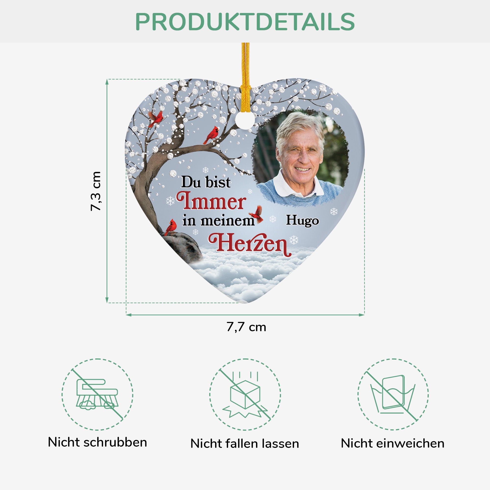 5468OGE3 erinnerung vermissen spruche trauer_ personalisierte keramik ornamente manner mit foto 5468O3QTB