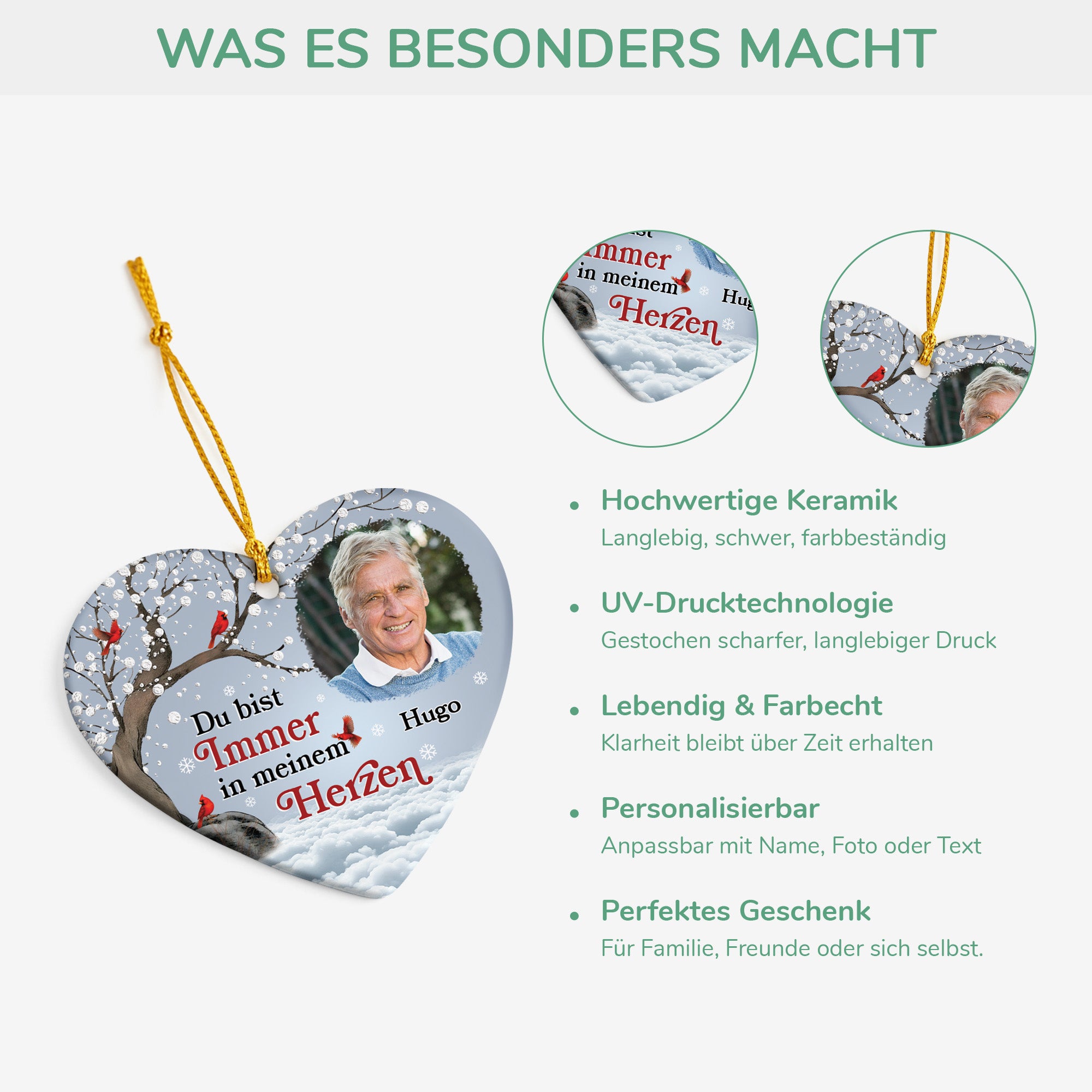 5468OGE4 erinnerung vermissen spruche trauer_ personalisierte keramik ornamente manner mit foto 5468O3QTB