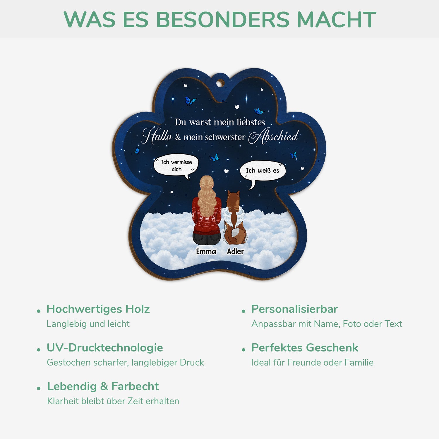 5471OGE4 hund vermissen spruche_ personalisierte 2 schicht holz ornamente 5471O3YMC