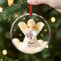 5489OGE2 engel anhanger mit foto personalisierter weihnachtsschmuck aus glas mama zur erinnerung 5489O6QNA