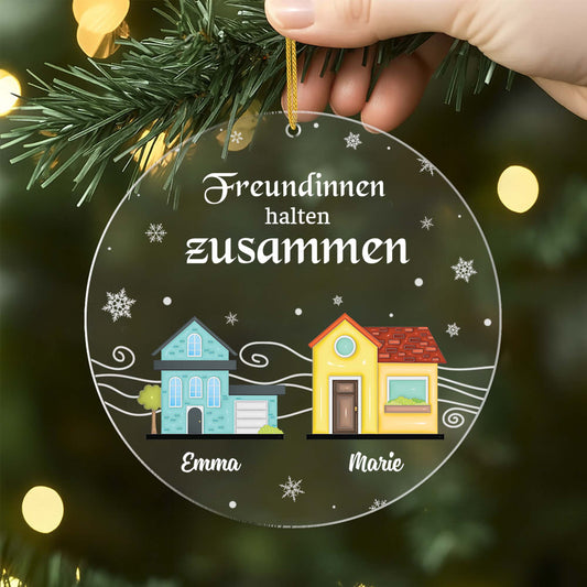 5495OGE2 freundschaft verbindet uns personalisierter weihnachtsschmuck_ acryl beste freundinnen 5495O6TNF