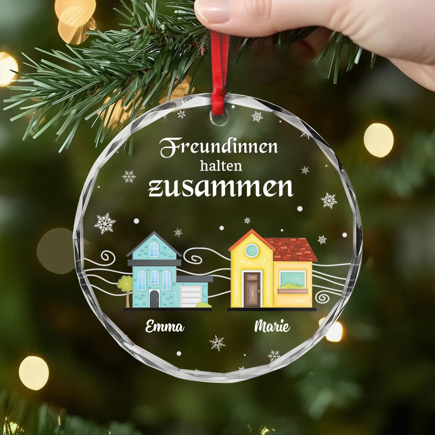 5495OGE2 freundschaft verbindet uns personalisierter weihnachtsschmuck_ aus glas beste freundinnen 5495O6TNF
