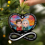 5504OGE2 beste freundinnen fur immer personalisierte 2 schicht holz ornamente 5504O8LNG