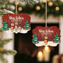 5511OGE2 das leben ist besser mit hunden personalisierte 1 schicht holz ornamente weihnachten 5511OTLMC