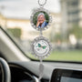 5520OGE1 mein herz sucht dich doch meine seele weiss dass du frieden hast personalisiert_e trauergeschenke  metall autospiegel anhanger foto papamama 5520o8qza