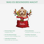 5522OGE4 hund mit foto_ nikolaussack personalisierte 1 schicht holz ornamente weihnachten 5522O8LAC