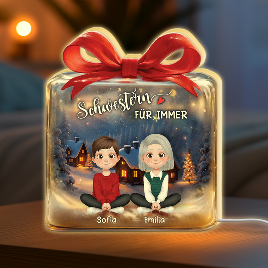 5523LGE2 3d druck effekt beste freundinnen fur immer personalisierte lightbox beste freundin 5523LKTAF