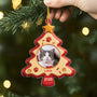 5531OGE2 hunde mit foto personalisierte acryl ornamente weihnachten 5531O3LAC