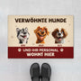 5536DGE1 fussmatte personalisiert hund_ verwohnte hunde und ihr personal wohnt hier 5536DTQAC