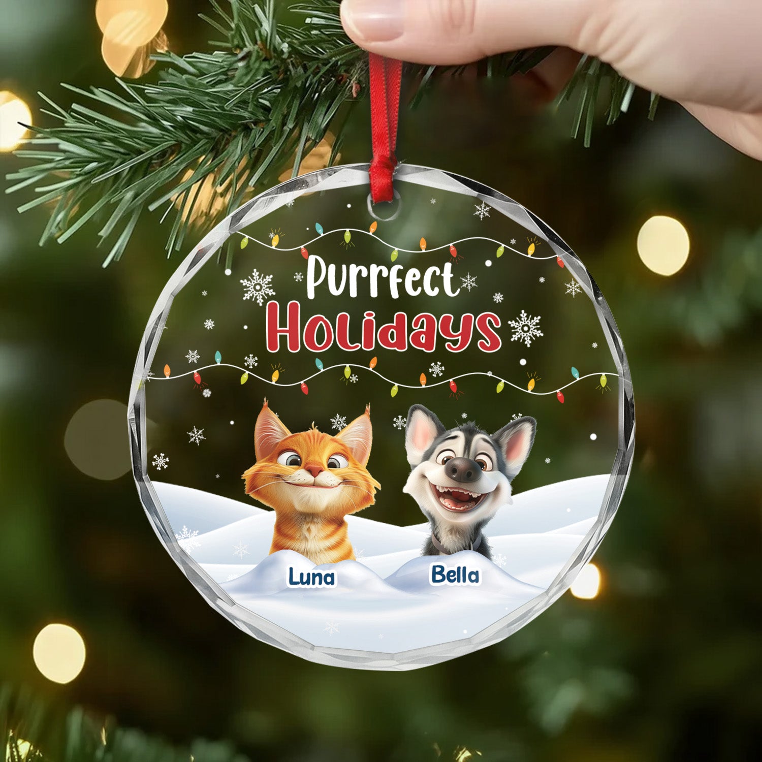 5539OGE2 meowy catmas personalisierter weihnachtsschmuck_ aus glas katzen 5539O3YTD