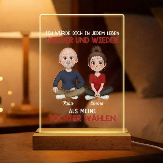 5545LGE1 immer wieder meine mamameinen papa personalisiertes geschenk  nachtlicht sohn  tochter 5545l8laa