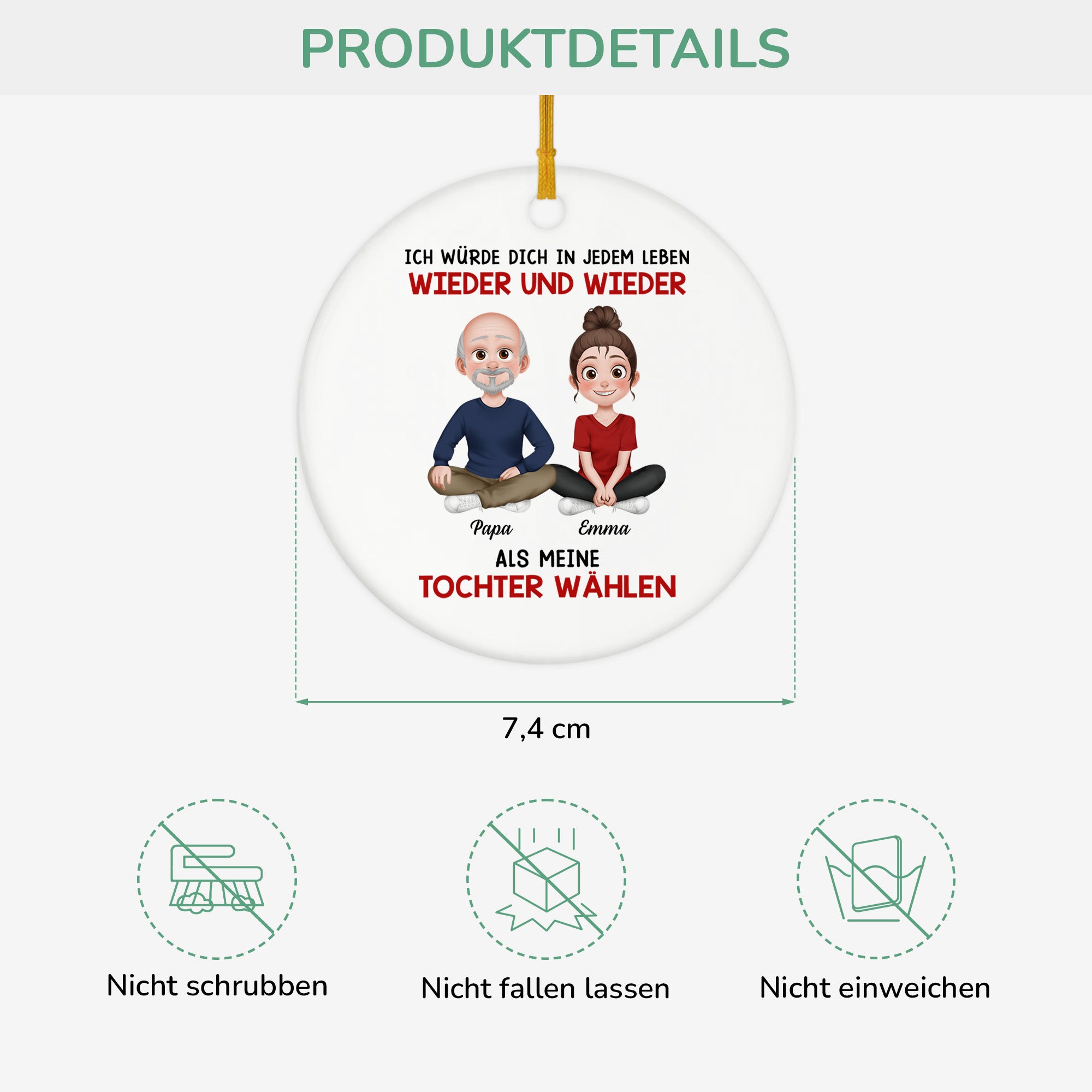 5545OGE3 fur meine kinder spruche personalisierte keramik ornamente kinder sohn tochter 5545O8LAA