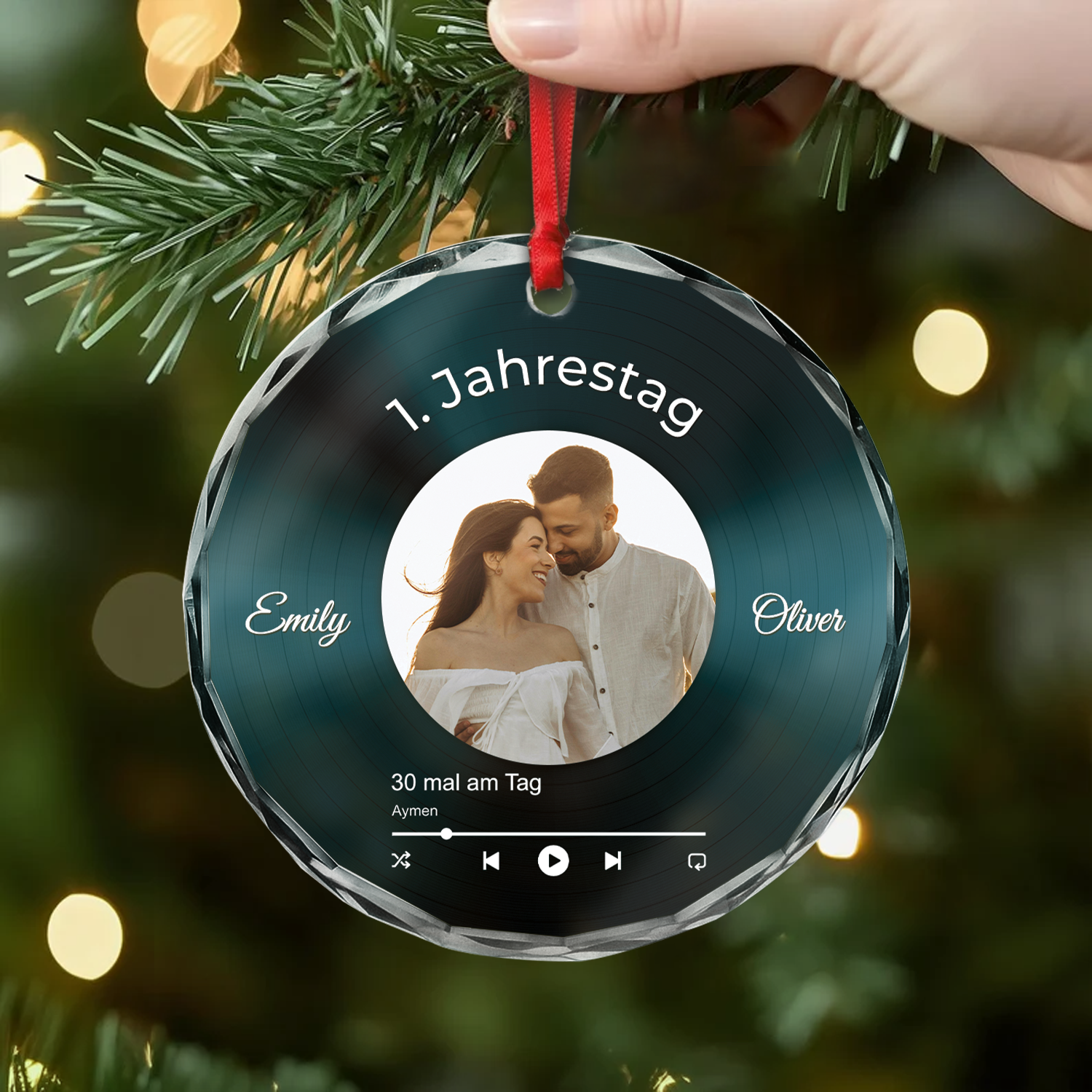 5549OGE2 10 jahrestag personalisierte glas ornamente paar mit foto musik 5549O5U5G_8c31bab0 4b10 4d08 a717 876e4fd874f7