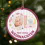 5550OGE1 mein erstes weihnachten personalisierte 2 schicht holz ornamente baby 5550O5Q5K