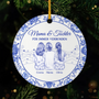 5551OGE1 mama und kinder fur immer verbunden toile de jouy personalisierte keramik ornamente mama 5551O5Z5A