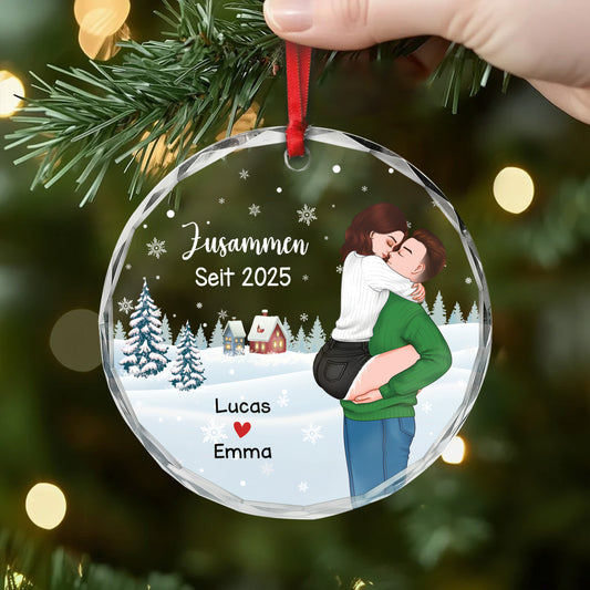 5553OGE2 ich gehore dir personalisierter weihnachtsschmuck_ aus glas fur paar 5553OTZTG_f872f062 956c 4679 9425 84cd000f6913