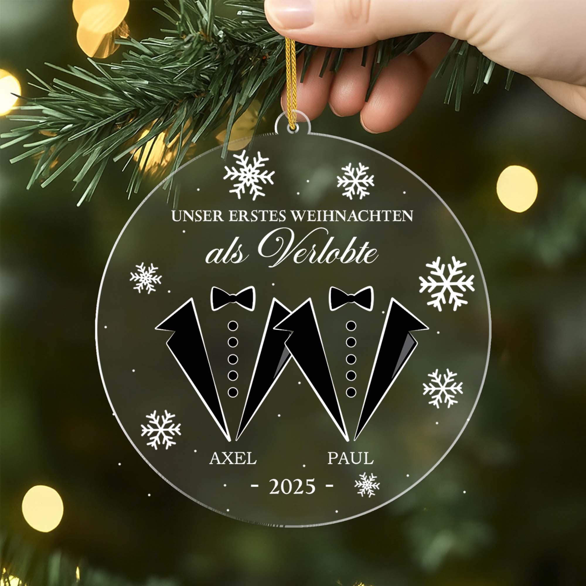 5565OGE2 unser erstes weihnachten im neuen heim personalisierter weihnachtsschmuck_ aus acryl paar 5565O6QAG