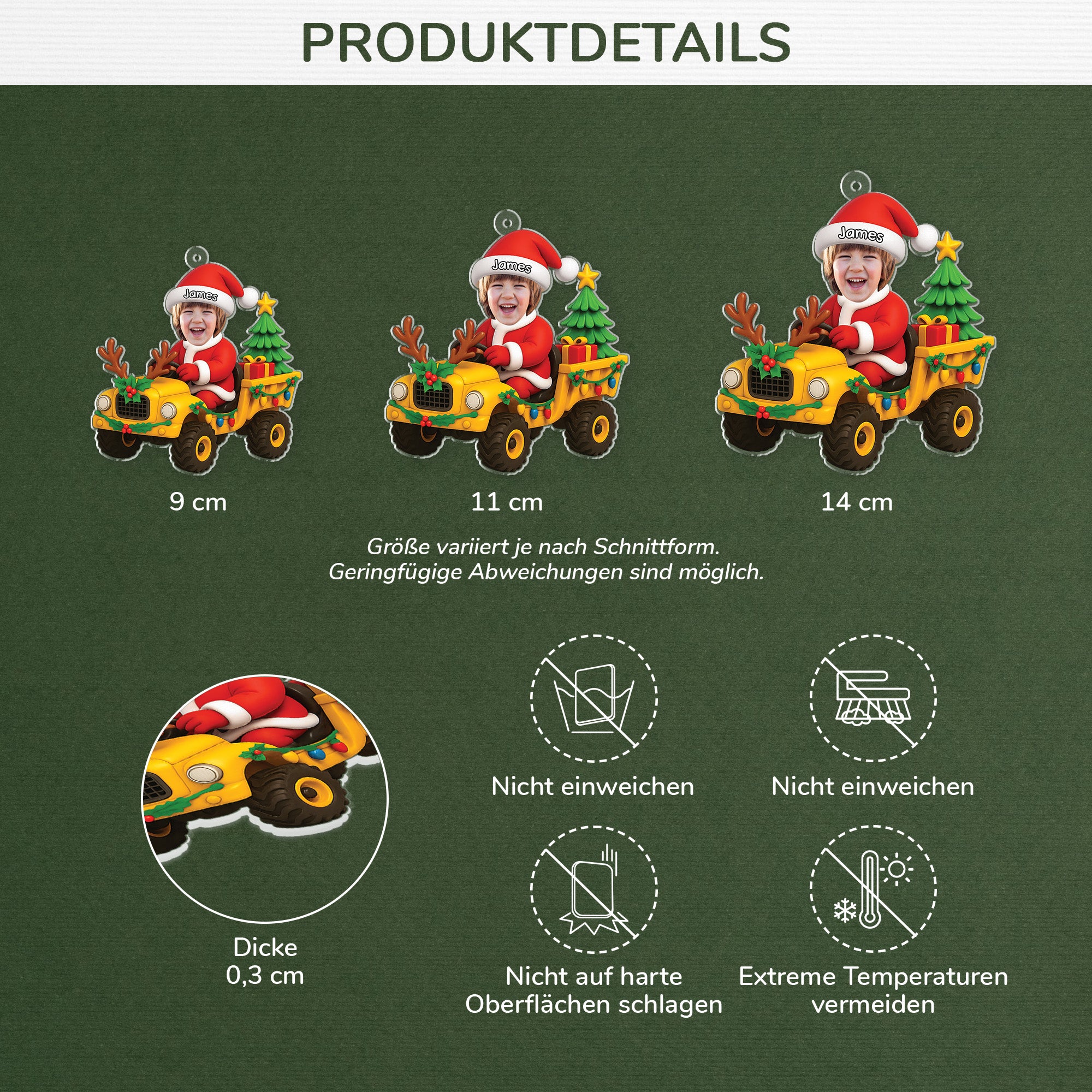 5574OGE3 weihnachtsbaum kind mit gesicht personalisierter weihnachtsschmuck_ aus acryl 5574O6MMK