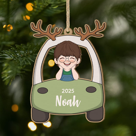 5576OGE1 kinder auto personalisierte 1 schicht holz ornamente weihnachten 5576O6TAK