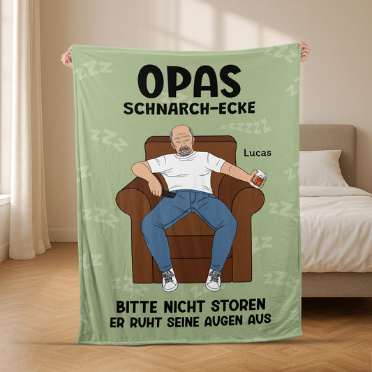 5579BGE2 papas schnarch ecke kuscheldecke personalisiert_ papa 5579B6TZB