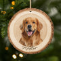 5595OGE1 hund mit foto personalisierte 1 schicht holz ornamente weihnachten 5595O3LCC