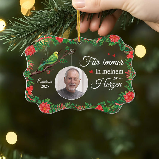 5603OGE2 der himmel ist wunderschon denn meine mutter ist jetzt dort personalisierte acryl ornamente mit foto mama 5603O8VNA