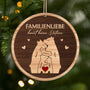 5617OGE1 barenfamilie personalisierte 2 schicht holz ornamente weihnachten familie 5617O6QTI