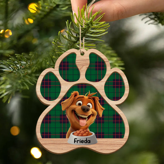 5629OGE2 hunde personalisierte 2 schicht holz ornamente weihnachten 5629O8MZC