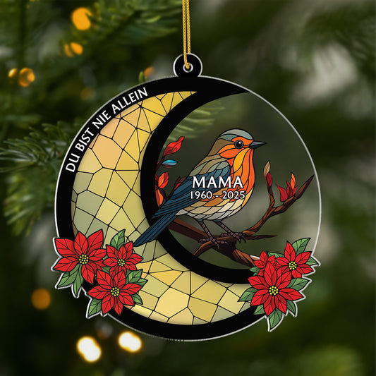 5630OGE1 fur meine mama im himmel spruche personalisierter weihnachtsschmuck_ acryl 5630O8QMA