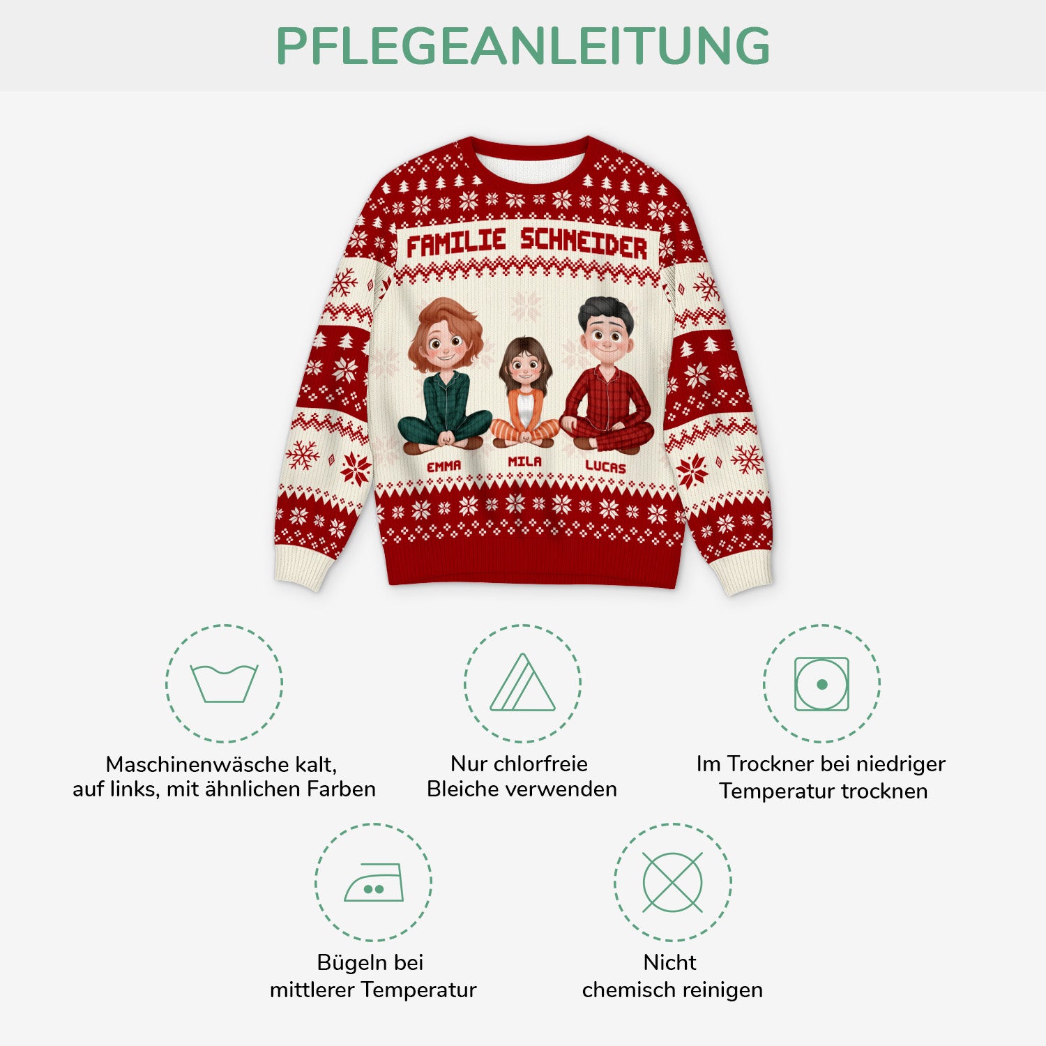 5645WGE4 die familie weihnachtspullover familie personalisiert_ 5645W3TTI