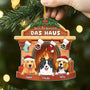 5653OGE2 wir regieren das haus personalisierter weihnachtsschmuck_ acryl katzen 5653O3YND