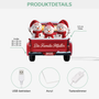 5659LGE3 die familie schneemann im auto personalisierte lightbox weihnachten 5659LTVZI