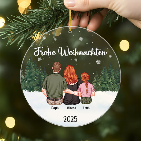 5671OGE2 frohe weihnachten personalisierter weihnachtsschmuck_ acryl familie hund katze 5671O6TZI