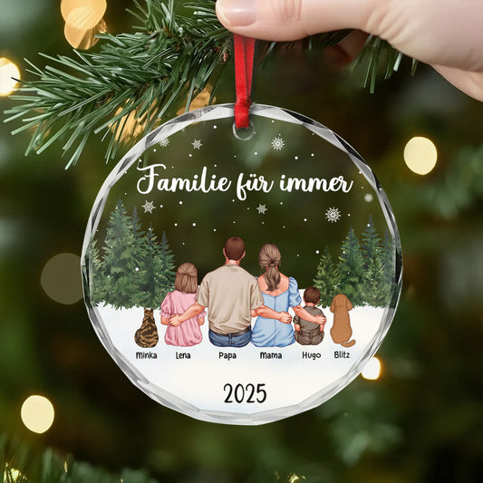 5671OGE2 frohe weihnachten personalisierter weihnachtsschmuck_ glas familie hund katze 5671O6TZI