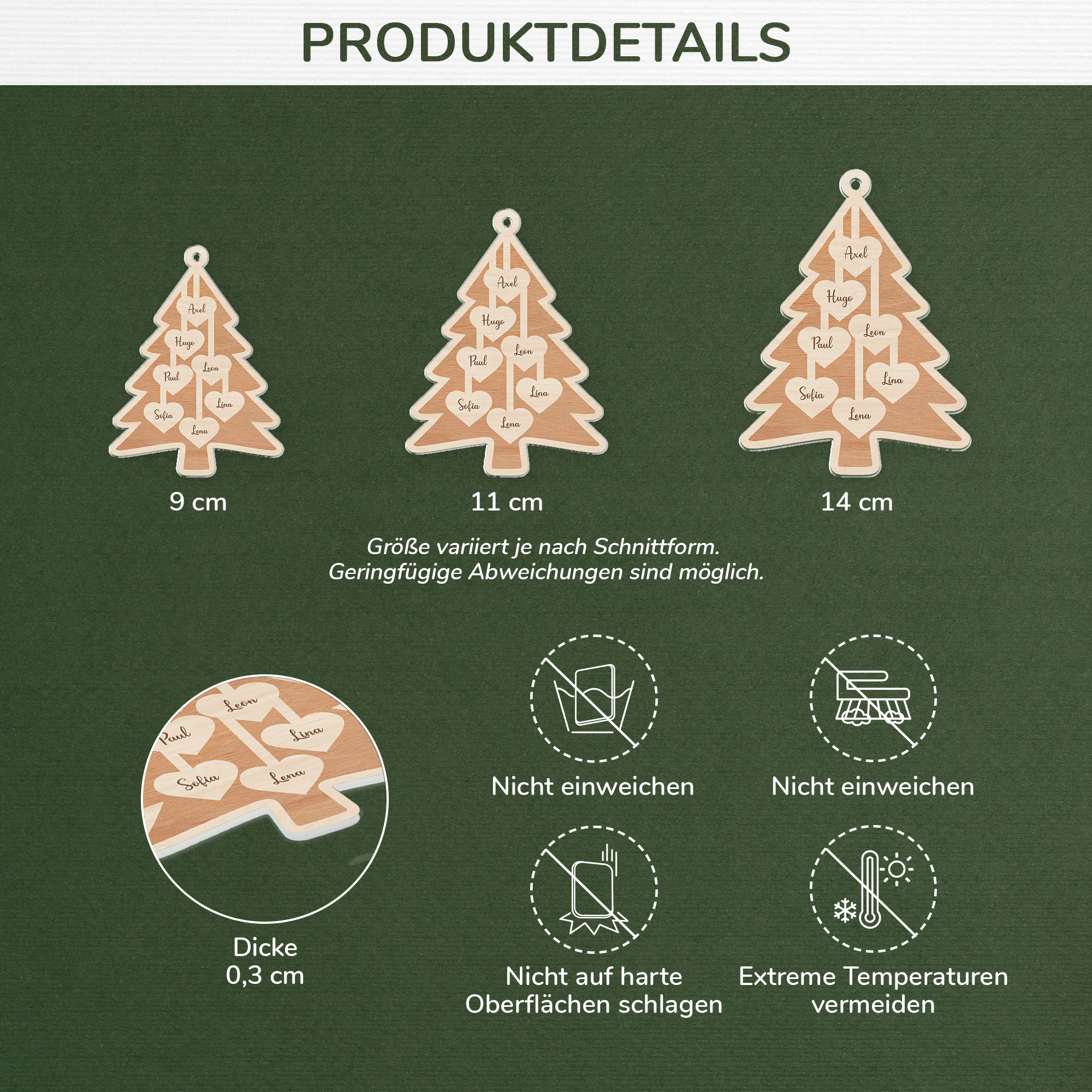 5672OGE3 familie personalisierter weihnachtsschmuck_ acryl familie mit namen 5672O6ZCI