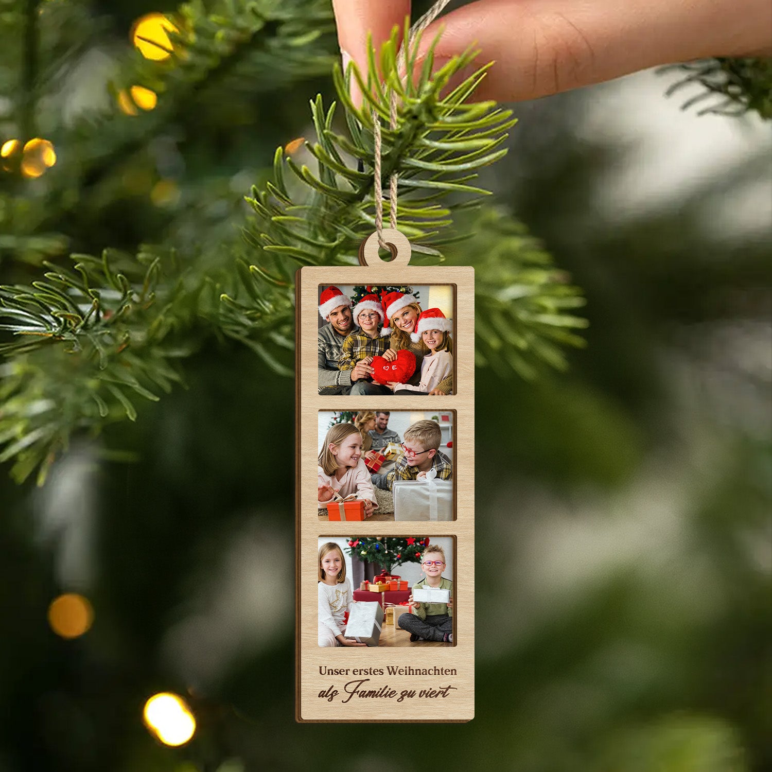 5673OGE2 frohlich und besinnlich personalisierte 2 schicht holz ornamente weihnachten familie mit foto 5673O6MMI_3f071779 d365 42da 8deb 131e9452677d