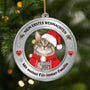 5675OGE1 mein erstes weihnachten personalisierter weihnachtsschmuck_ acryl katze mit foto 5675OTZCD
