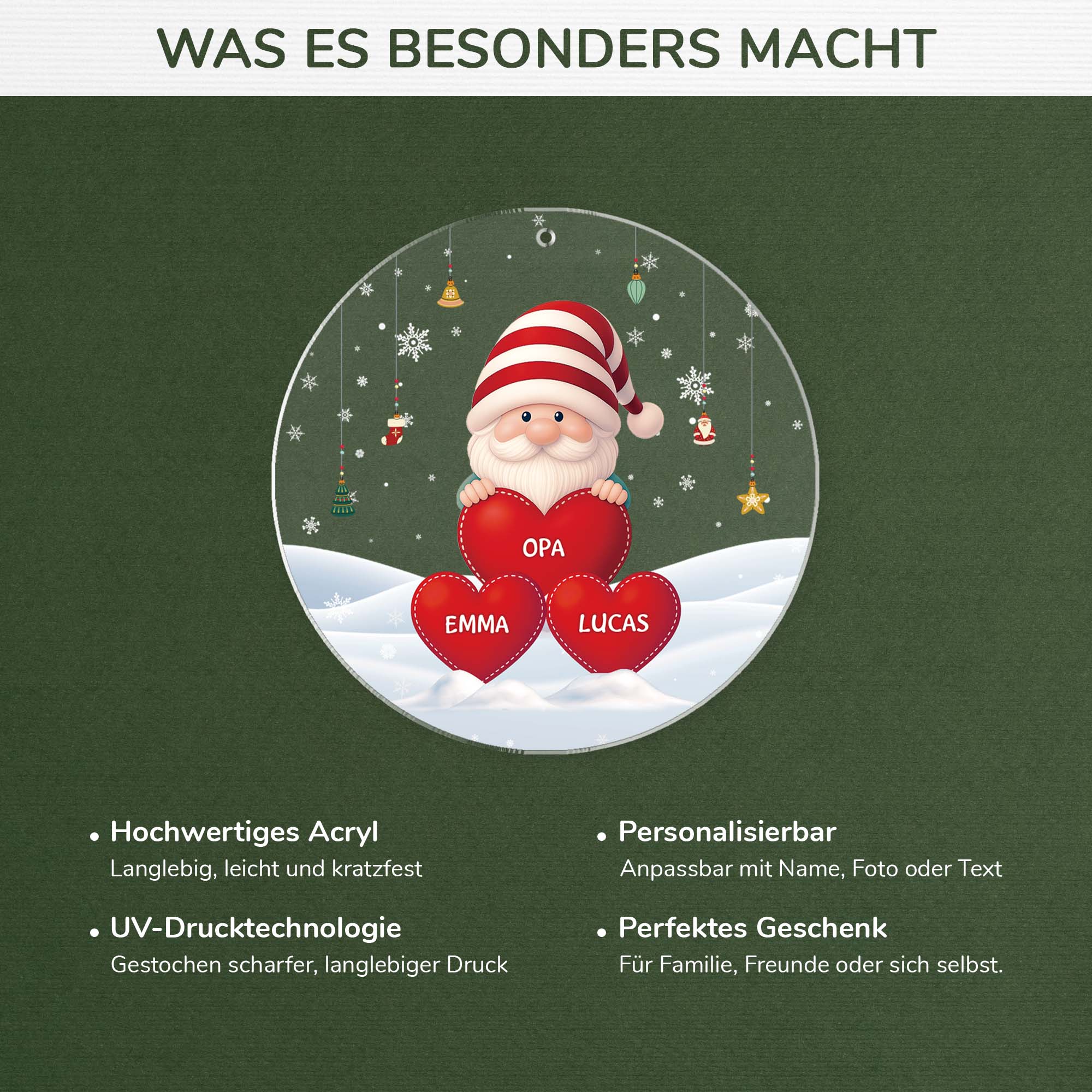5682OGE4 3d druck effekt oma mama kinder personalisierter weihnachtsschmuck_ acryl mit namen 5682OKM0B