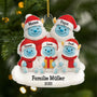 5684OGE1 die familie yeti personalisierter weihnachtsschmuck_ acryl familie 5684OTMAI