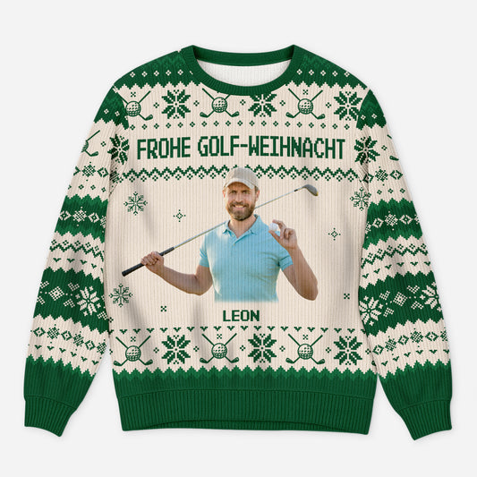 5686WGE1 frohe golf weihnacht weihnachtspullover personalisiert mit namen_ foto 5686WKMNB