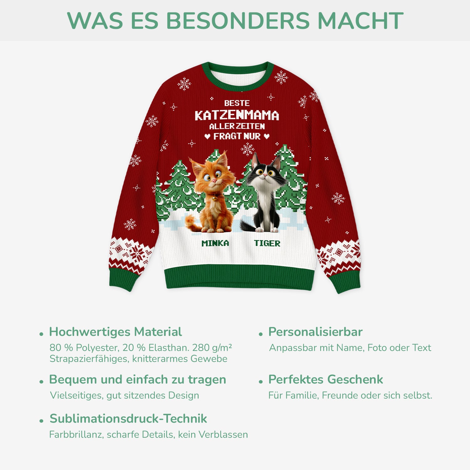 5693WGE5 bester katzenpapa aller zeiten weihnachtspullover katze personalisiert_ 5693W8LND