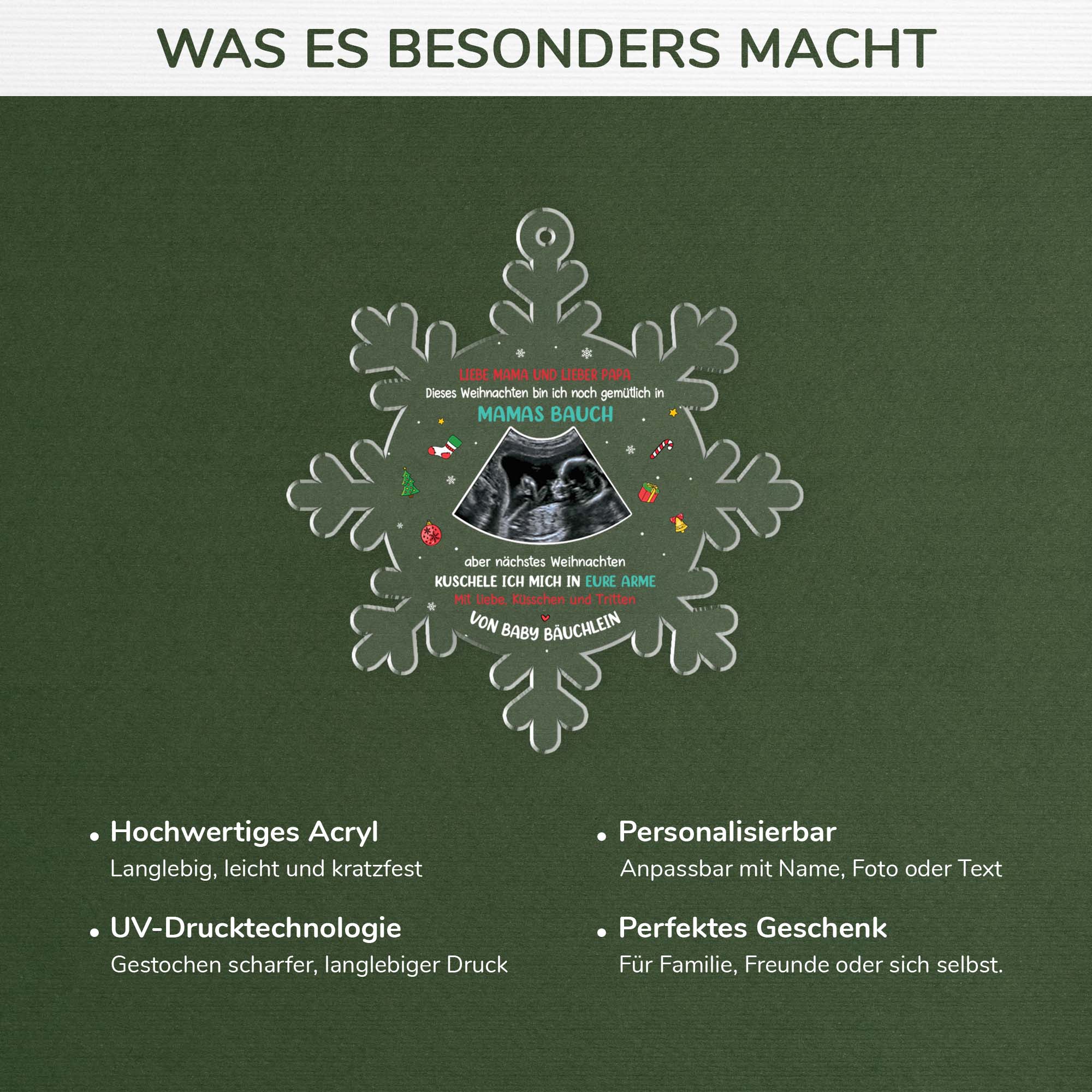 5694OGE4 mein erstes weihnachten_ personalisierter weihnachtsschmuck_ acryl mit foto fur werdende mama papa_ 5694OKUTA