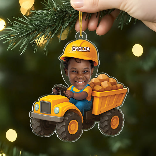 5699OGE2 kind mit traktor personalisierte acryl ornamente_ mit gesicht 5699O8MQK