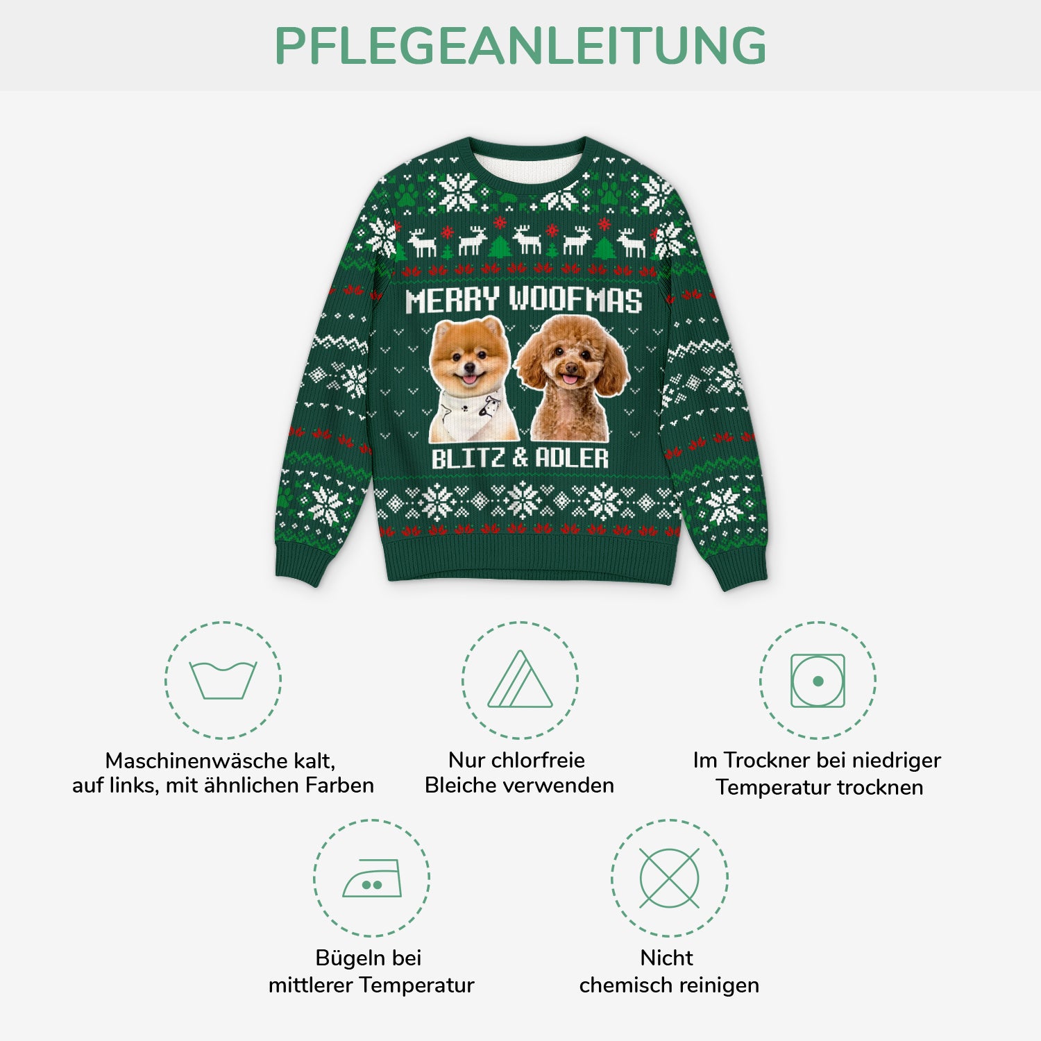 5703WGE1 frohe weihnachten lustiger weihnachtspullover katze hund personalisiert_ mit foto 5703W3LCD_3