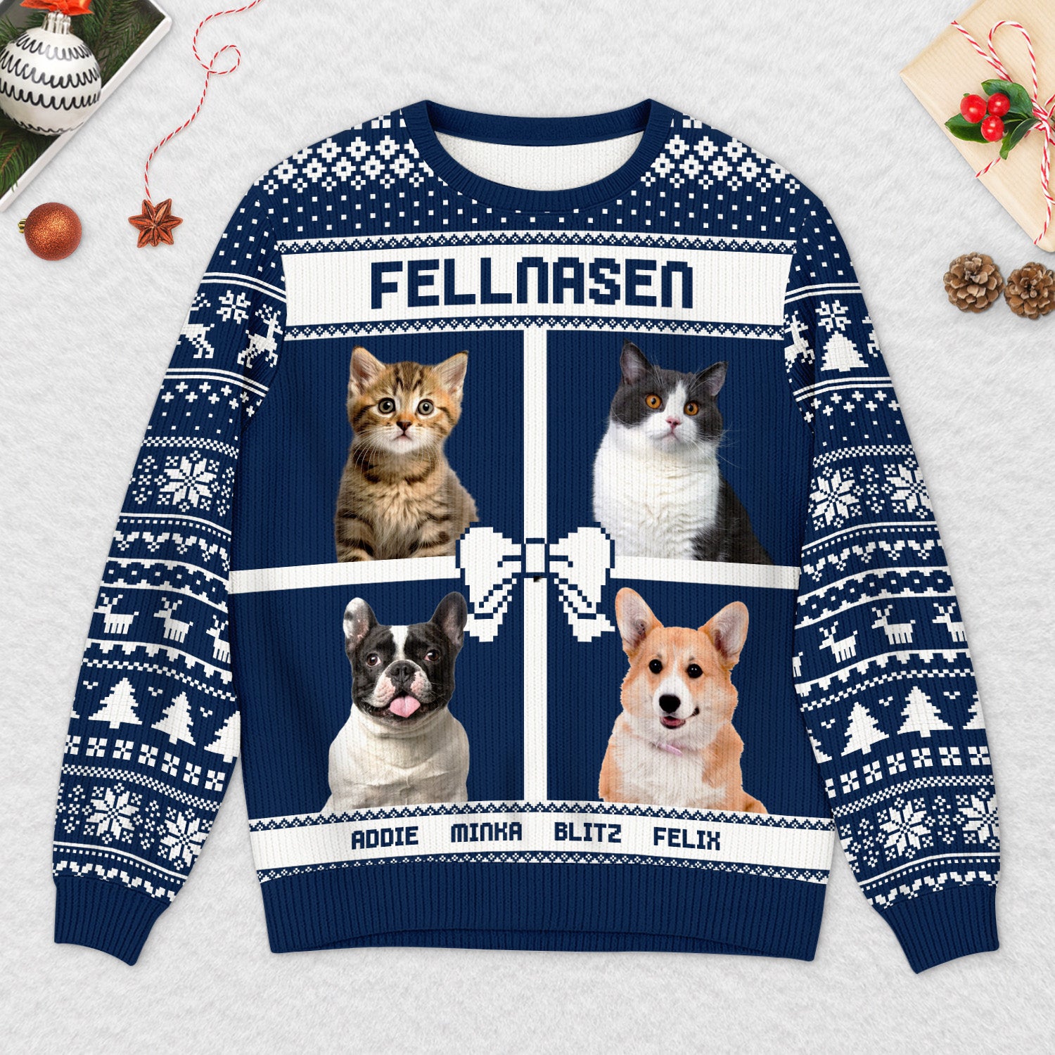 5714WGE2 weihnachten mit enkelkindern personalisierter weihnachtspullover_ oma opa 5714W6HMA