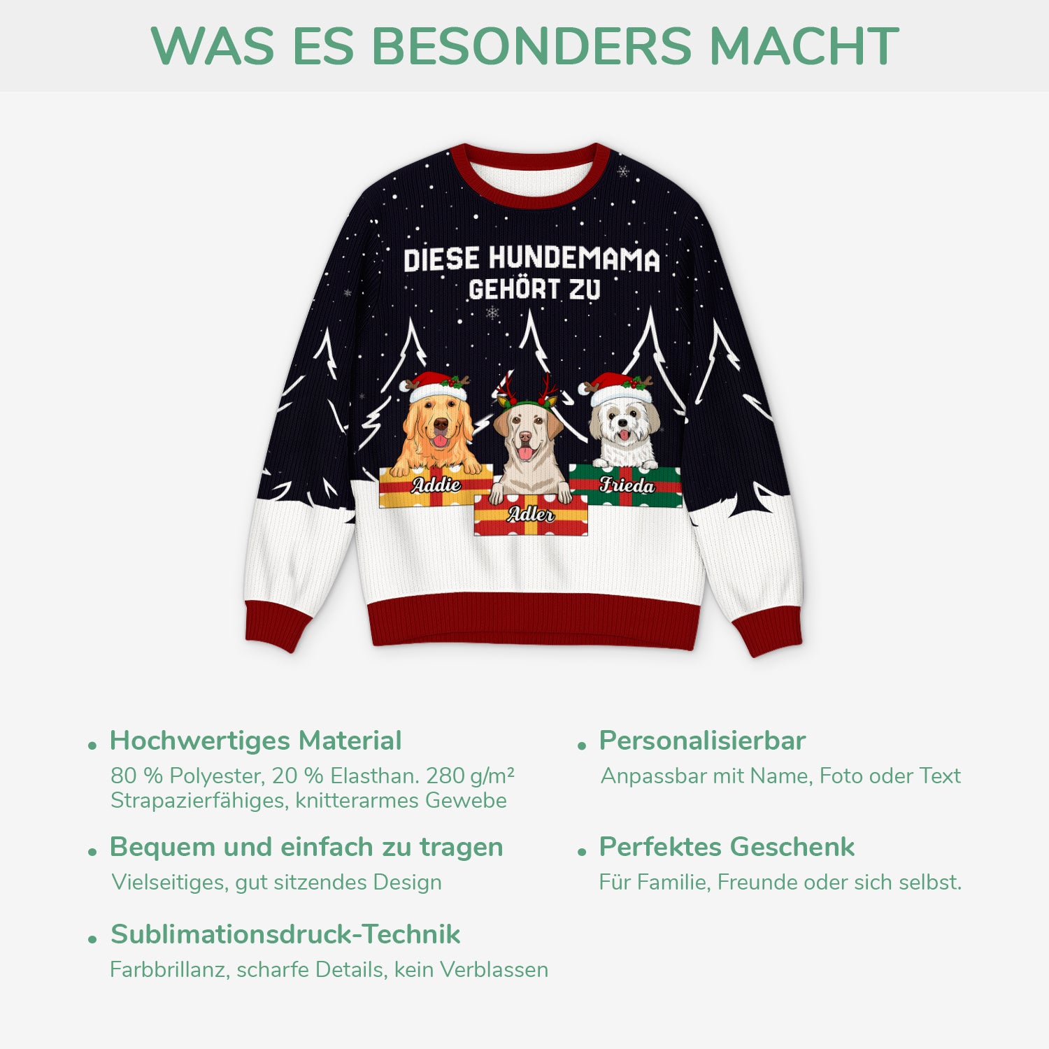 5716WGE5 diese hundemama dieser hundepapa gehort zu weihnachtspullover hund personalisiert_ 5716W6LCC