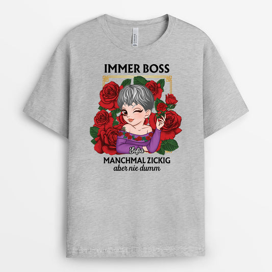 5725AGE2 krass wie meine mama personalisierte t shirts damen_ 5725A8ZAA