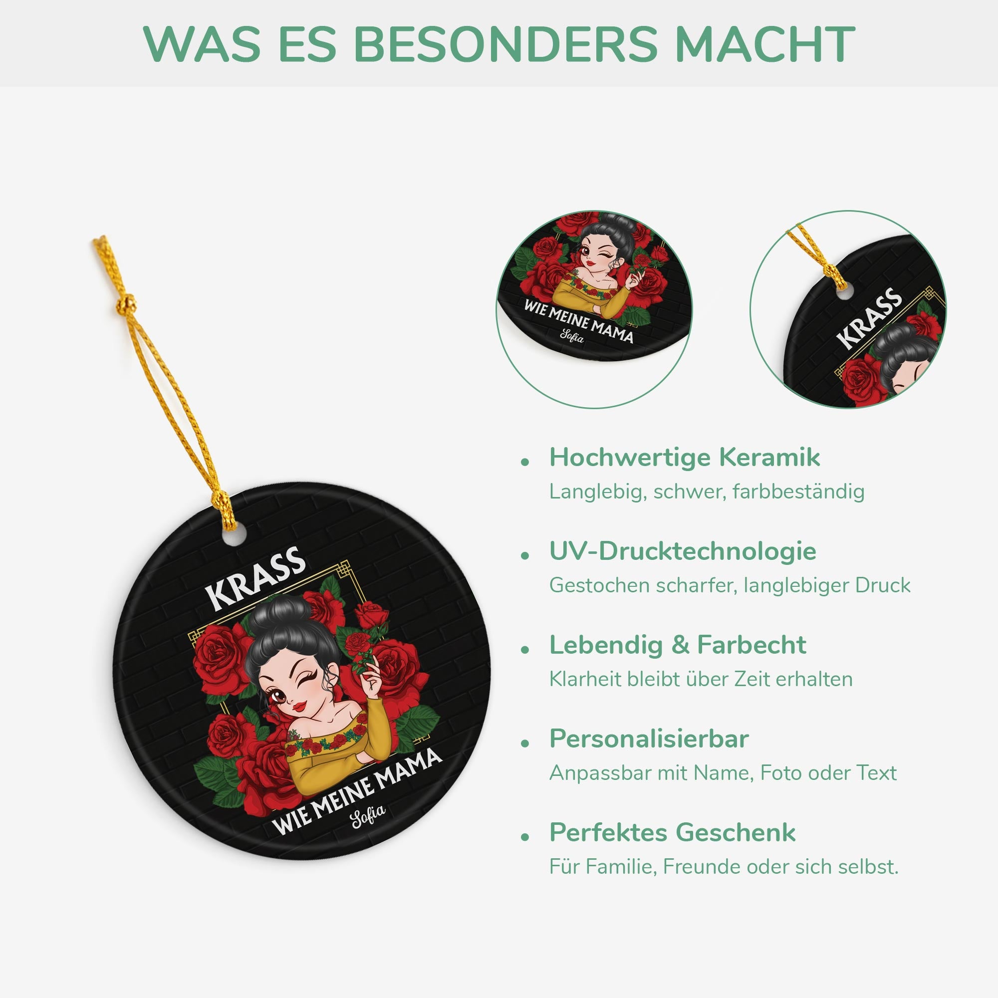 5725OGE4 krass wie meine mama personalisierte keramik ornamente frauen 5725O8ZAA